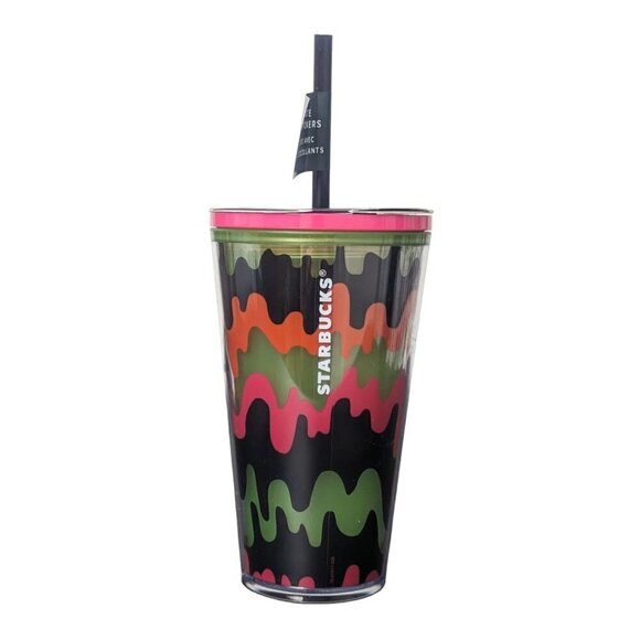 Starbucks 2023 Halloween Limited Edition Drippy Wave Tumbler Grande16 fl oz - Picture 1 of 6